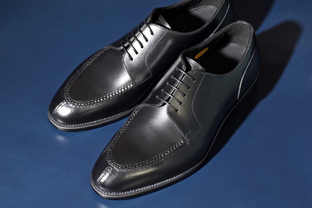 【RAYMAR】Allan2 スキンステッチUチップ ブラック  Vibram ソール グッドイヤーウェルテッド 24.0cm~27.5cm レイマー ラバーソール