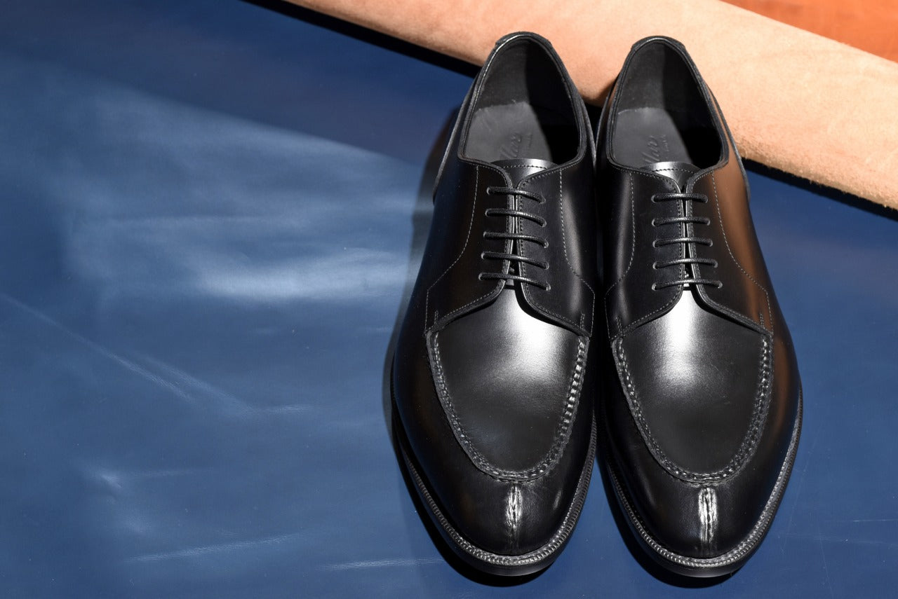 【RAYMAR】Allan2 スキンステッチUチップ ブラック  Vibram ソール グッドイヤーウェルテッド 24.0cm~27.5cm レイマー ラバーソール