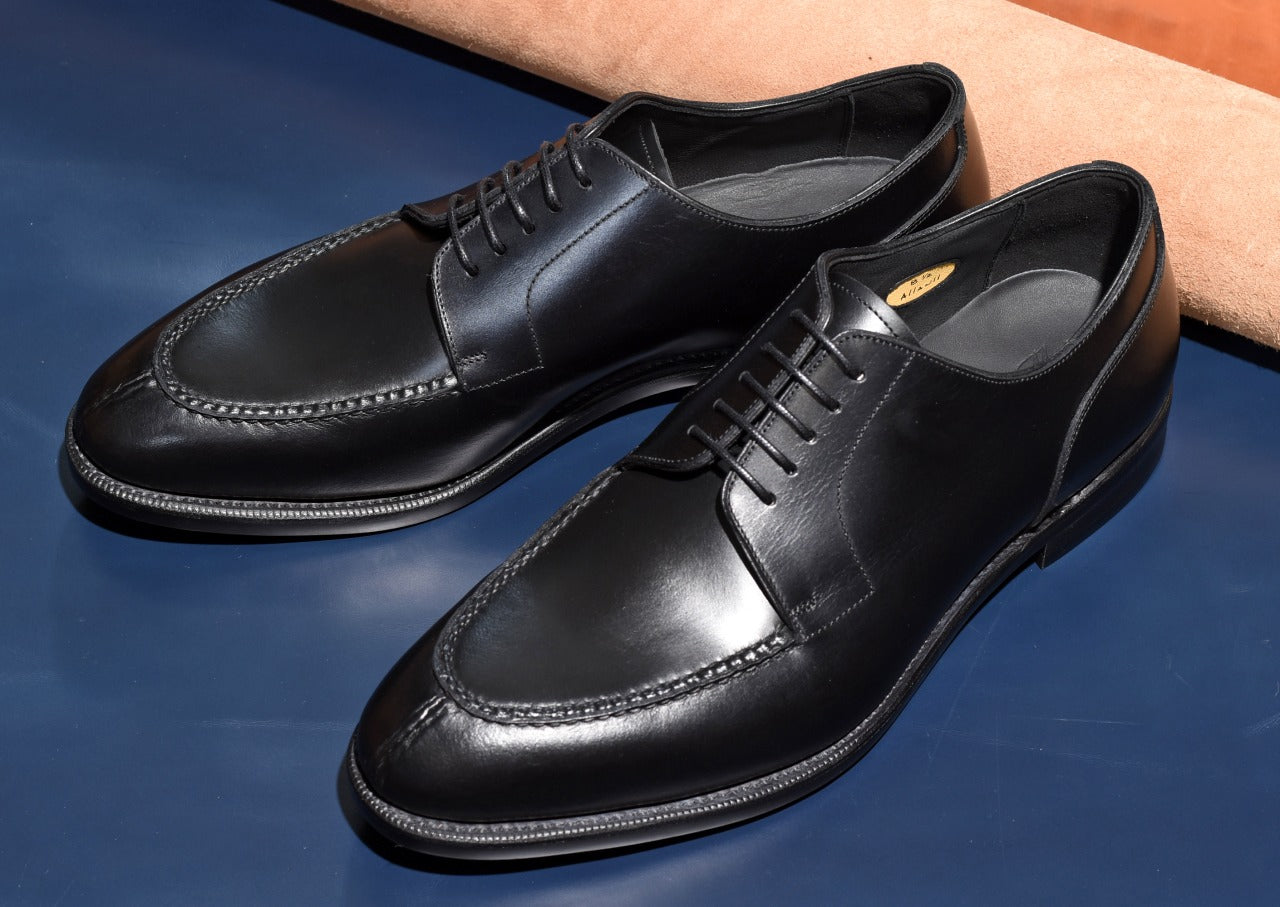 【RAYMAR】Allan2 スキンステッチUチップ ブラック  Vibram ソール グッドイヤーウェルテッド 24.0cm~27.5cm レイマー ラバーソール