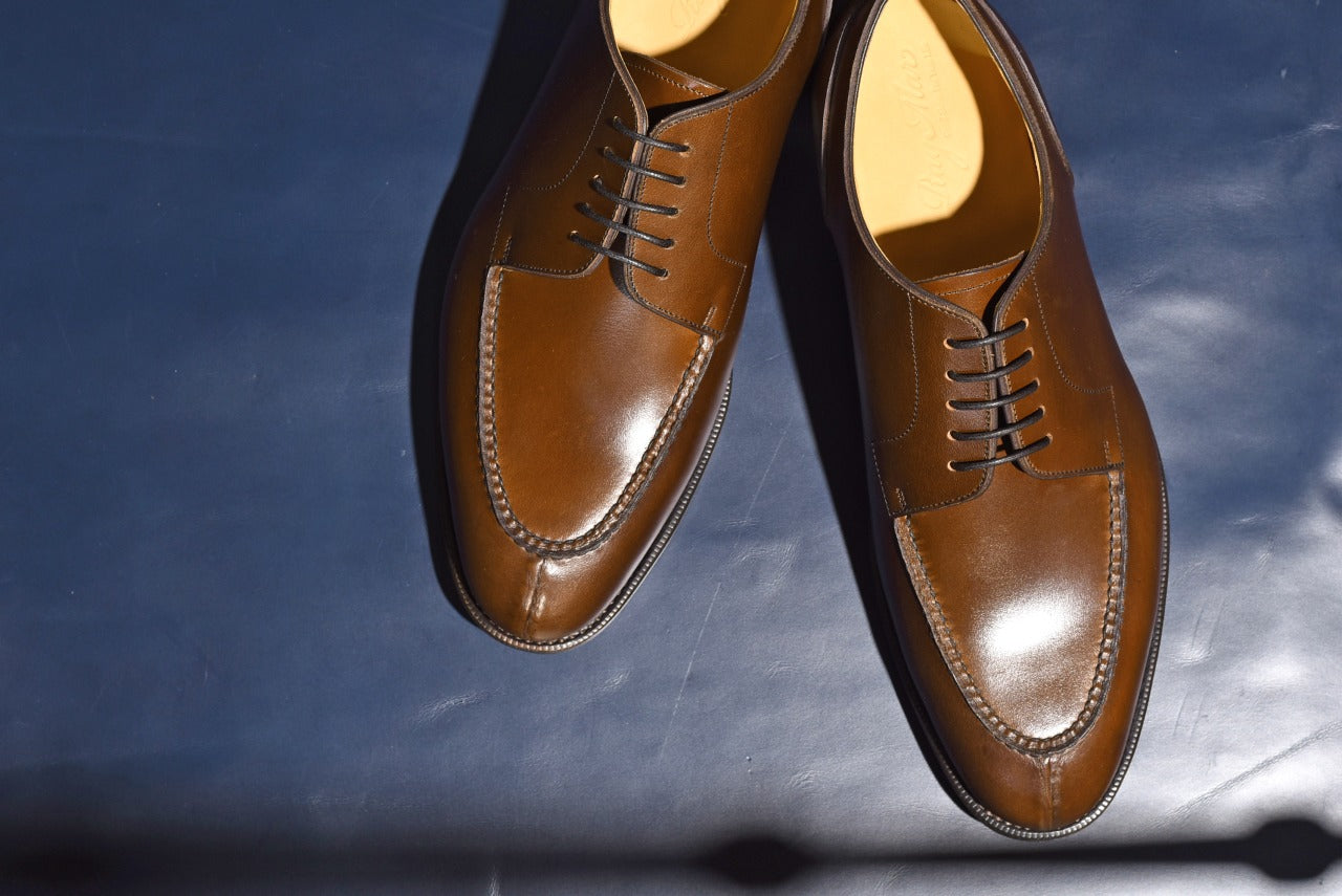 【RAYMAR】Allan2 BR スキンステッチUチップ ウイスキー ブラウン  Vibram ソール グッドイヤーウェルテッド 24.0cm~27.5cm レイマー ラバーソール