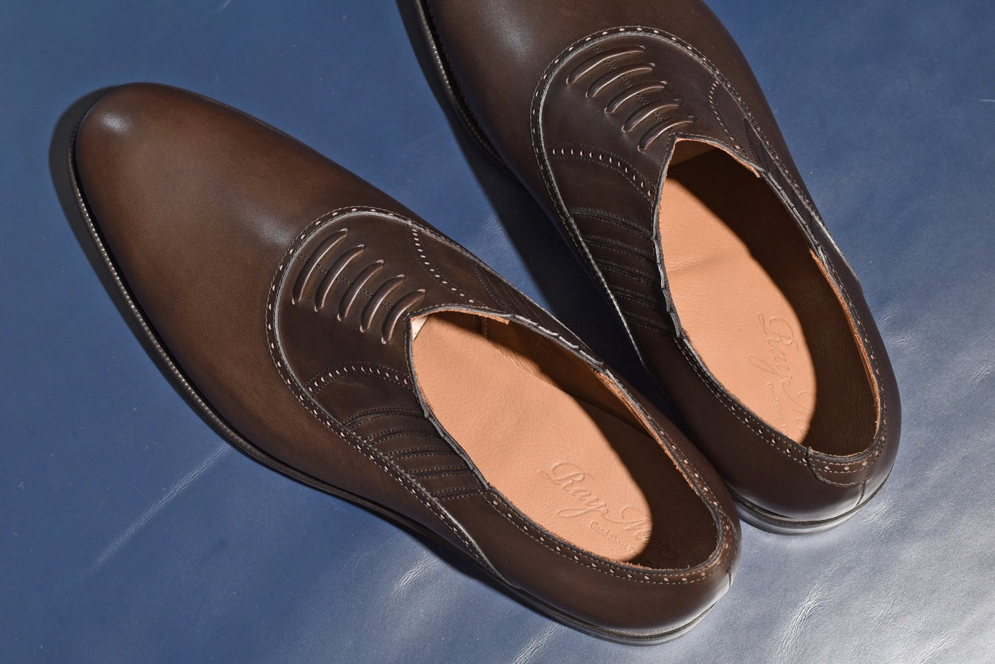 【RAYMAR】プレーントゥ レイジーマン ダークブラウン Brent RAYMAR グットイヤーウェルト 24.0cm~28.0cm レイマー ラバーソール