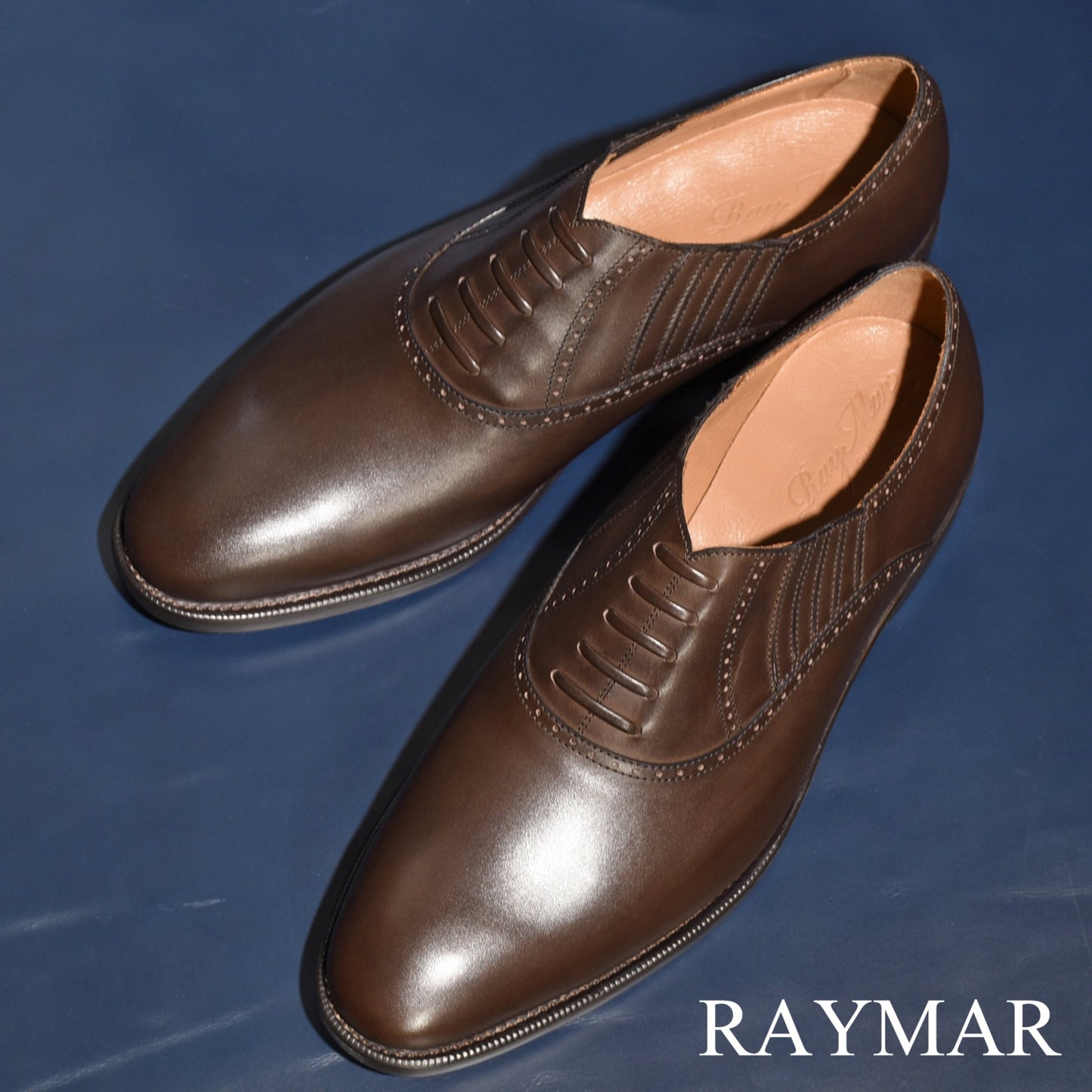 【RAYMAR】プレーントゥ レイジーマン ダークブラウン Brent RAYMAR グットイヤーウェルト 24.0cm~28.0cm レイマー ラバーソール