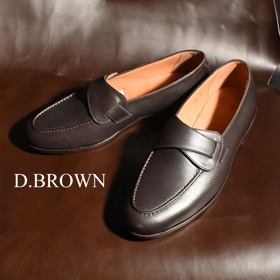 【Le Misca by RAYMAR】Luis バタフライローファー ブラック / ダークブラウン フルマッケイ製法 レザーソール 23.5cm~27.5cm