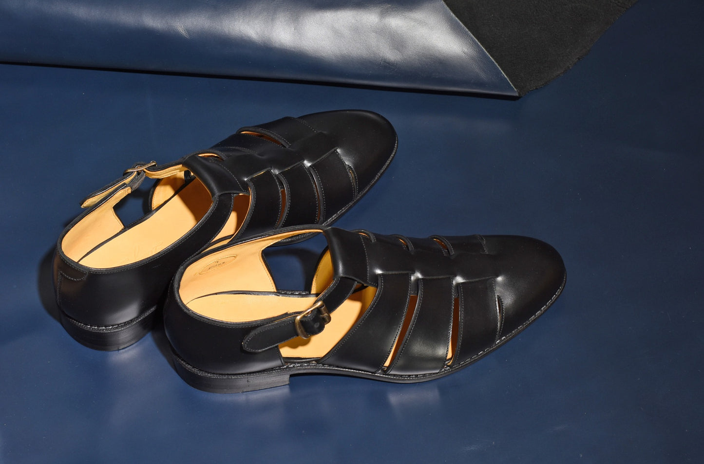 Filos グルカ サンダル ブラック 牛革 フル マッケイ製法  23.5cm~28.0cm レイマー RAYMAR