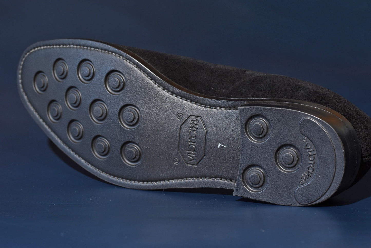 スエード タッセル ローファー ブラック Fran RAYMAR グッドイヤーウェルト ビジネスシューズ 革靴 23.5cm~27.0cm レイマー ローファー ビジカジ