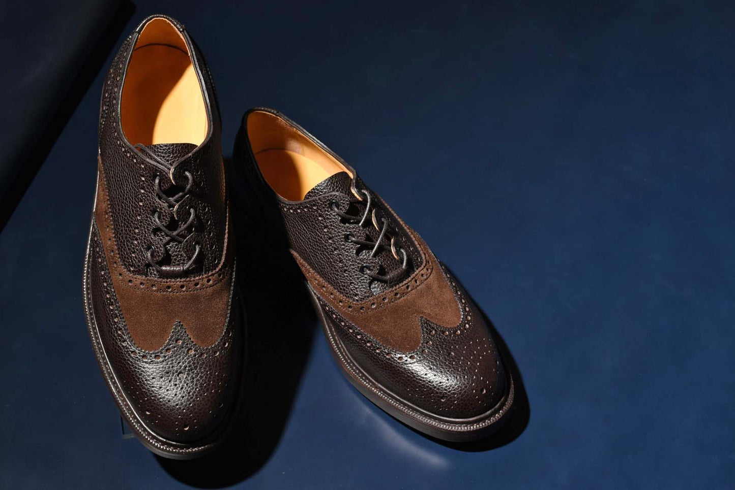 【 A Presto Care × RAYMAR 】コラボ ギリーシューズ "Freddie" Degermann製シボ革 グッドイヤーウェルト 24.0cm~27.5cm レイマー Vibram ダブルソール