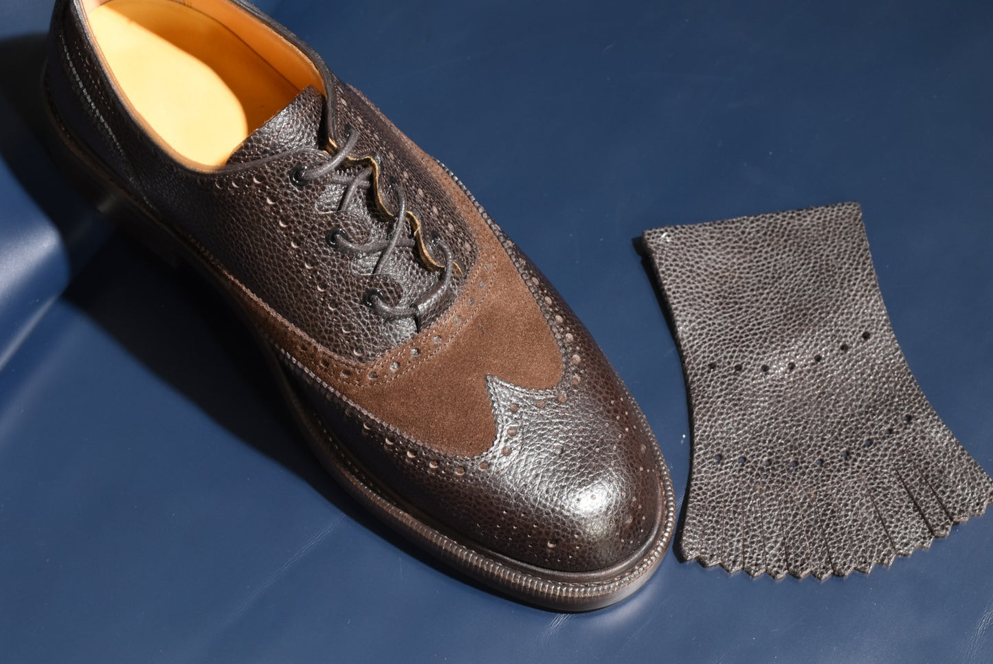 【 A Presto Care × RAYMAR 】コラボ ギリーシューズ "Freddie" Degermann製シボ革 グッドイヤーウェルト 24.0cm~27.5cm レイマー Vibram ダブルソール