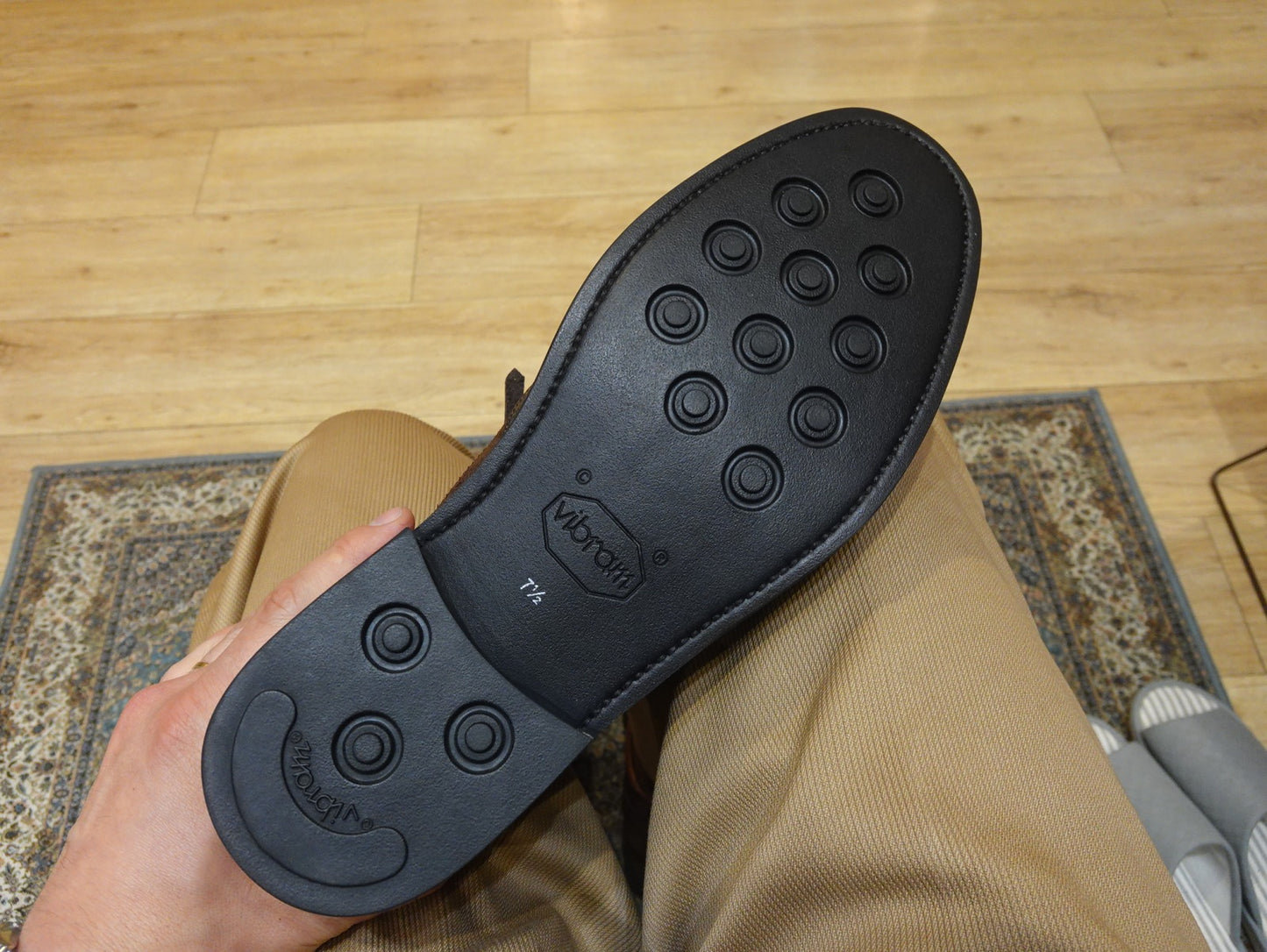 【 A Presto Care × RAYMAR 】コラボ ギリーシューズ "Freddie" Degermann製シボ革 グッドイヤーウェルト 24.0cm~27.5cm レイマー Vibram ダブルソール