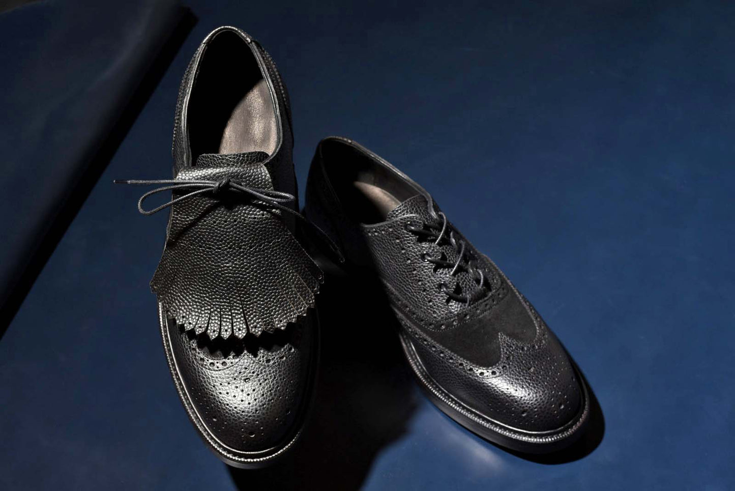 【 A Presto Care × RAYMAR 】コラボ ギリーシューズ "Freddie" Degermann製シボ革 グッドイヤーウェルト 24.0cm~27.5cm レイマー Vibram ダブルソール