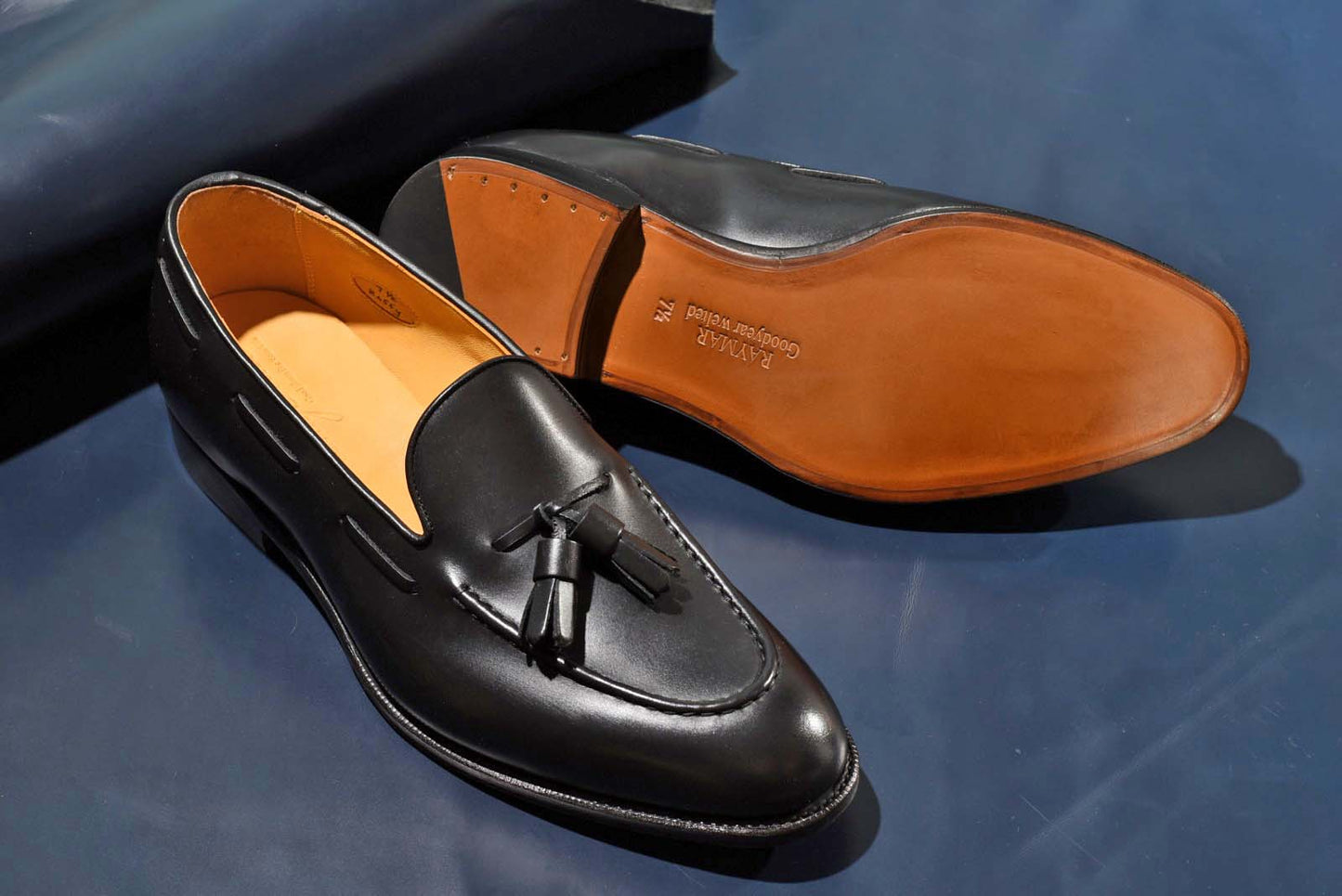 Raffy タッセルローファー ブラック RAYMAR グッドイヤーウェルト ビジネスシューズ 革靴 24.0cm‾27.0cm レイマー ローファー ビジカジ