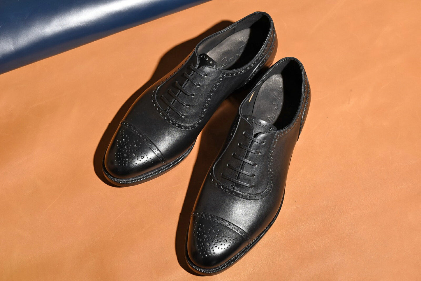 Howard アデレード セミブローグ ブラック  RAYMAR グッドイヤーウェルト ビジネスシューズ 革靴 24.0cm‾27.0cm レイマー 内羽根 ラバーソール 黒 紳士靴