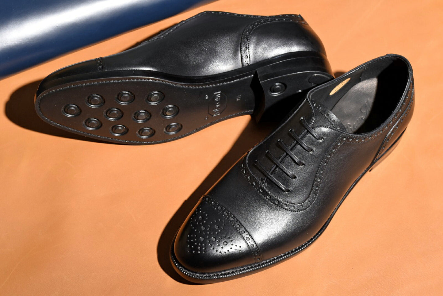 Howard アデレード セミブローグ ブラック  RAYMAR グッドイヤーウェルト ビジネスシューズ 革靴 24.0cm‾27.0cm レイマー 内羽根 ラバーソール 黒 紳士靴