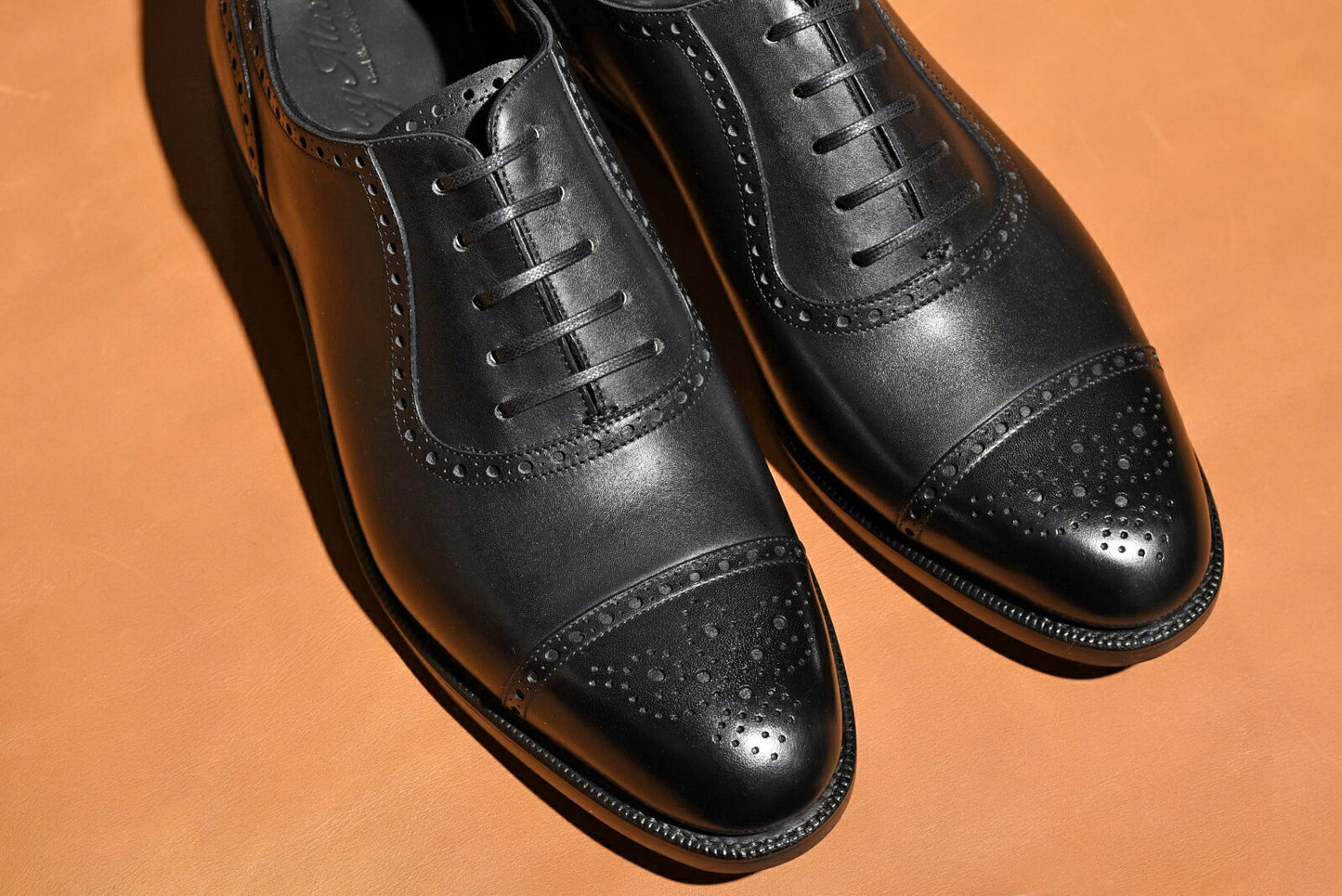 Howard アデレード セミブローグ ブラック  RAYMAR グッドイヤーウェルト ビジネスシューズ 革靴 24.0cm‾27.0cm レイマー 内羽根 ラバーソール 黒 紳士靴