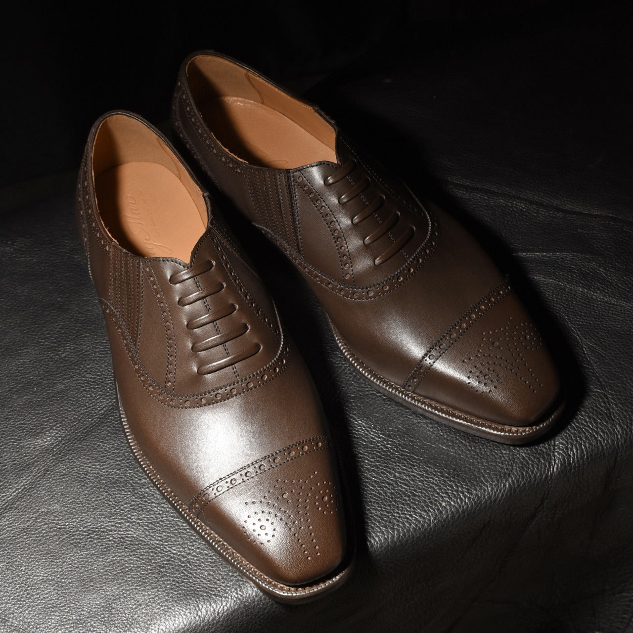 James セミブローグ レイジーマン ダークブラウン RAYMAR グッドイヤーウェルト ビジネスシューズ 革靴 24.0cm~27.0cm レイマー 内羽根 ラバーソール 濃茶 紳士靴