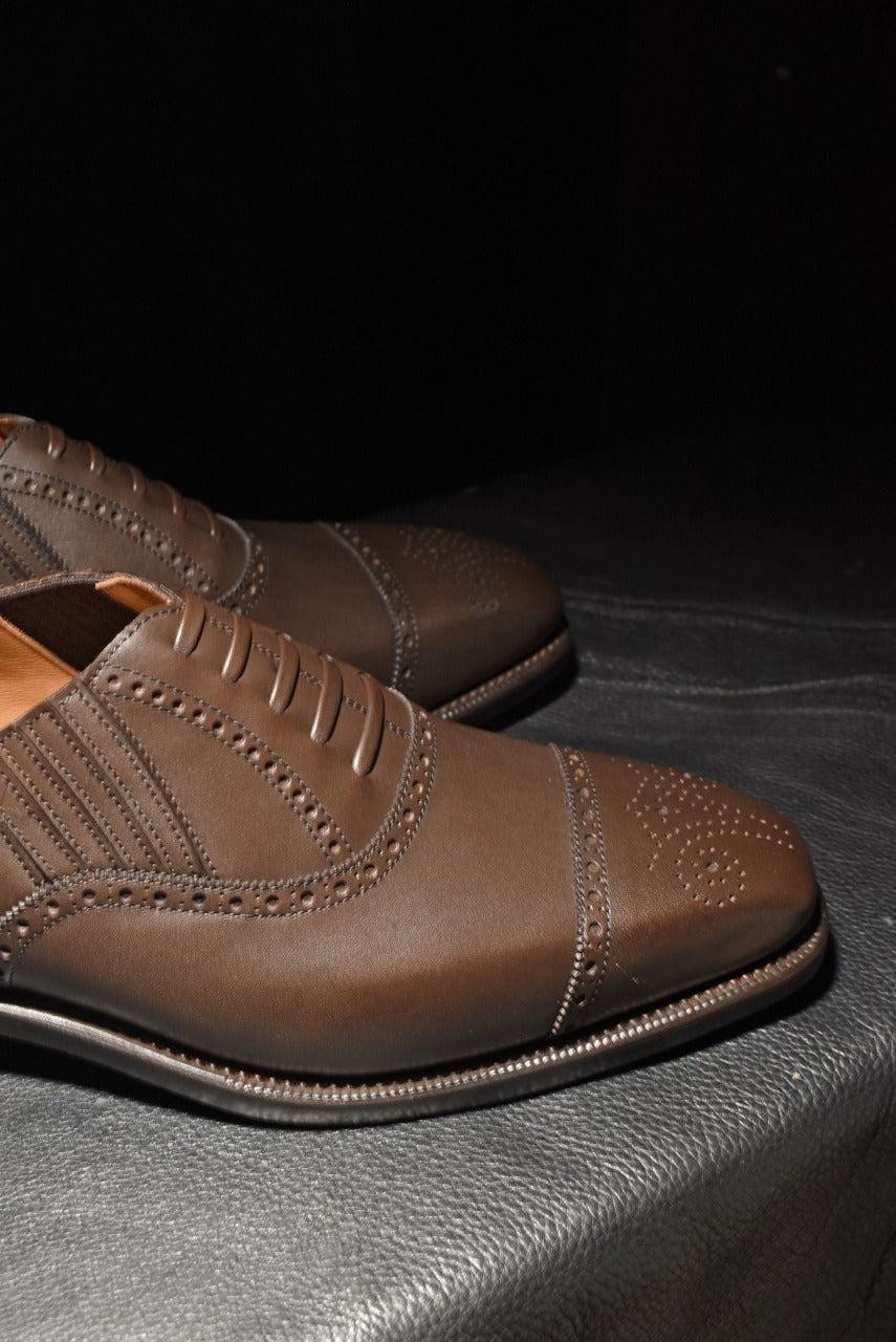 James セミブローグ レイジーマン ダークブラウン RAYMAR グッドイヤーウェルト ビジネスシューズ 革靴 24.0cm~27.0cm レイマー 内羽根 ラバーソール 濃茶 紳士靴