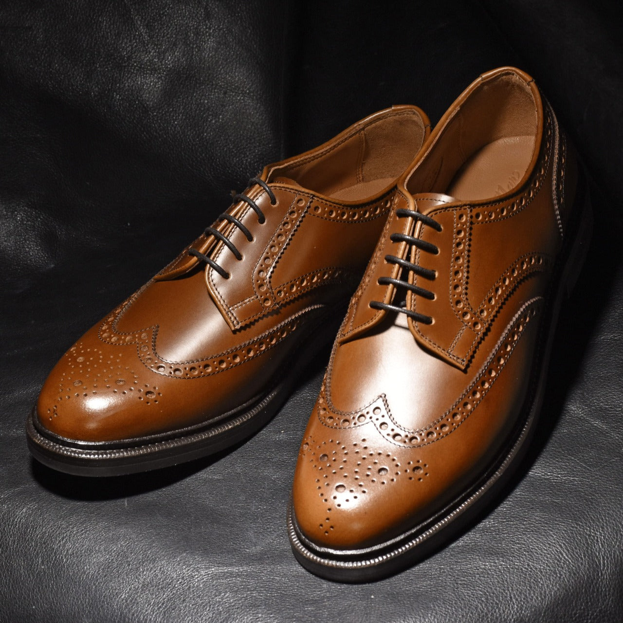 Oliver フルブローグ ウイスキーブラウン RAYMAR グッドイヤーウェルト ビジネス カジュアル 革靴 24.0cm~27.5cm レイマー 外羽根 Vibram ビブラム ラバーソール ダブルソール ストームウェルト