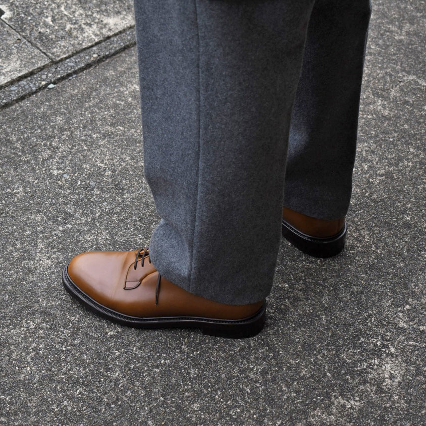 【RAYMAR】Orson2 プレーントゥ ダービー ウイスキーブラウン グッドイヤーウェルト 24.0cm~27.5cm レイマー 外羽根 ラバーソール ダブルソール