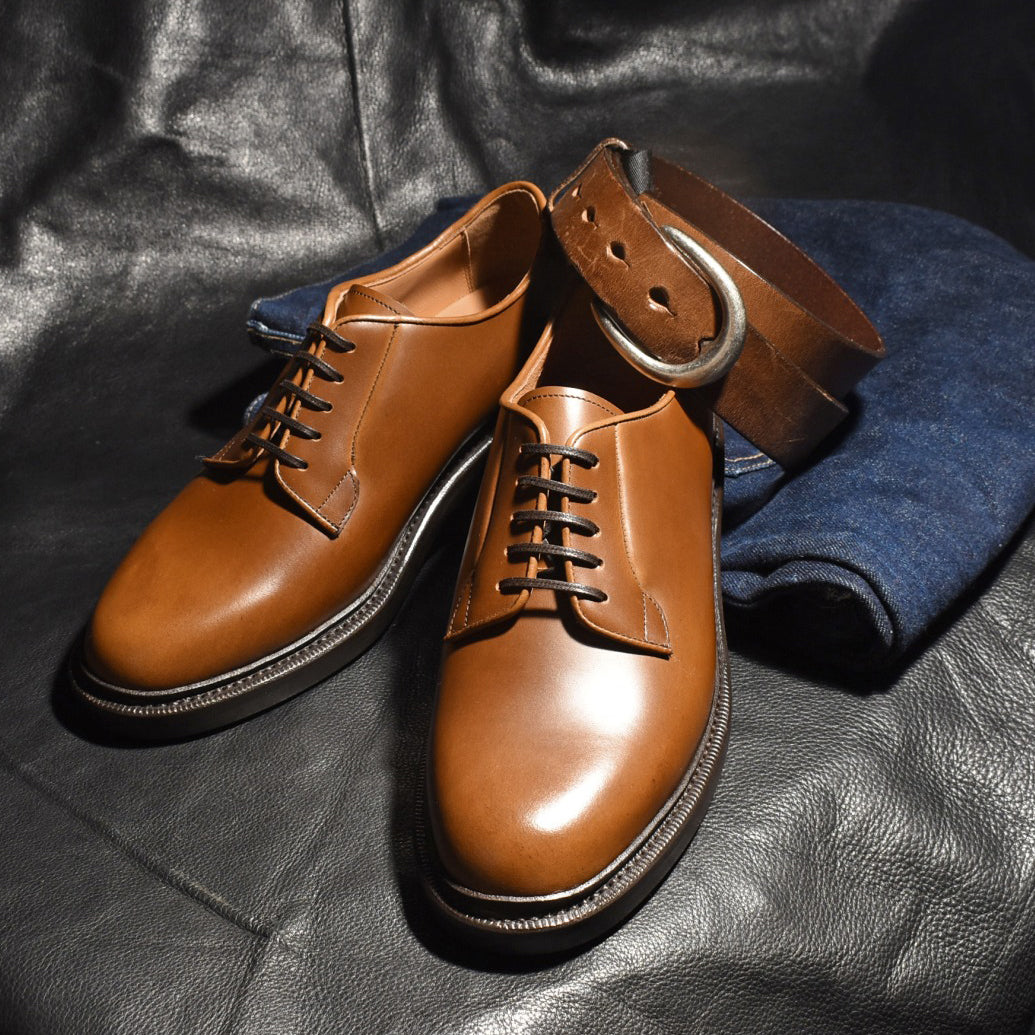 【RAYMAR】Orson2 プレーントゥ ダービー ウイスキーブラウン グッドイヤーウェルト 24.0cm~27.5cm レイマー 外羽根 ラバーソール ダブルソール