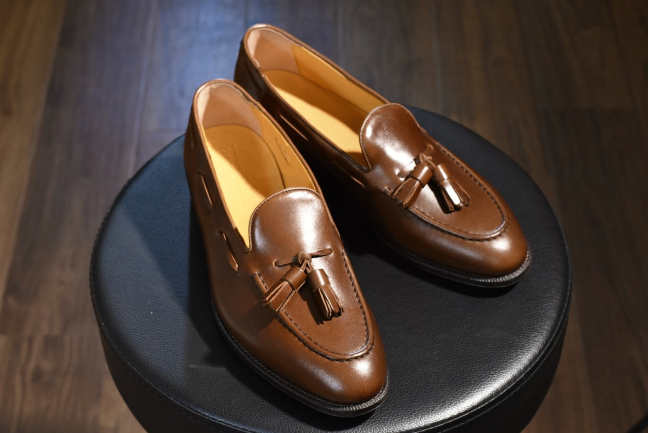 タッセルローファー ウイスキー ブラウン Raffy RAYMAR グッドイヤーウェルト ビジネスシューズ 革靴 24.0cm‾27.0cm レイマー ローファー ビジカジ