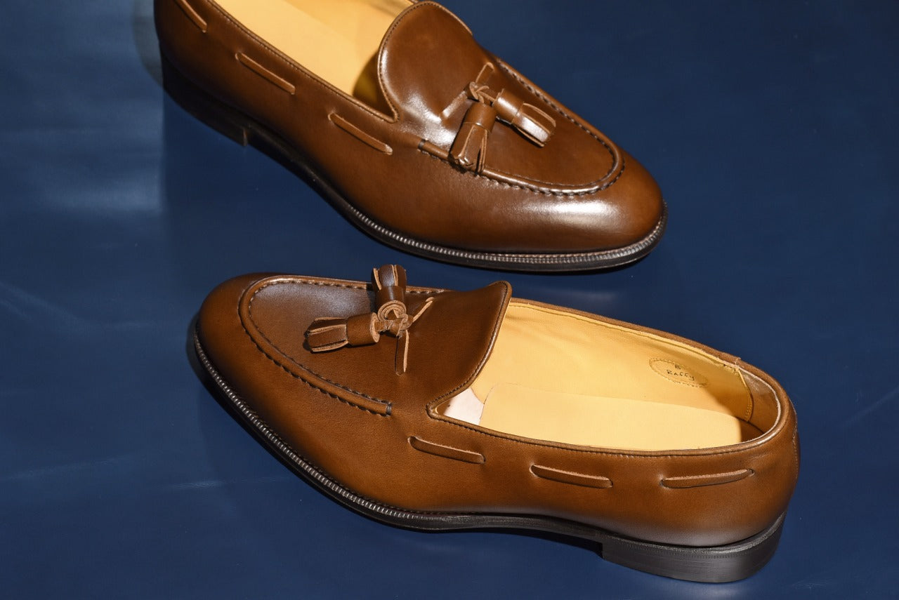 タッセルローファー ウイスキー ブラウン Raffy RAYMAR グッドイヤーウェルト ビジネスシューズ 革靴 24.0cm‾27.0cm レイマー ローファー ビジカジ