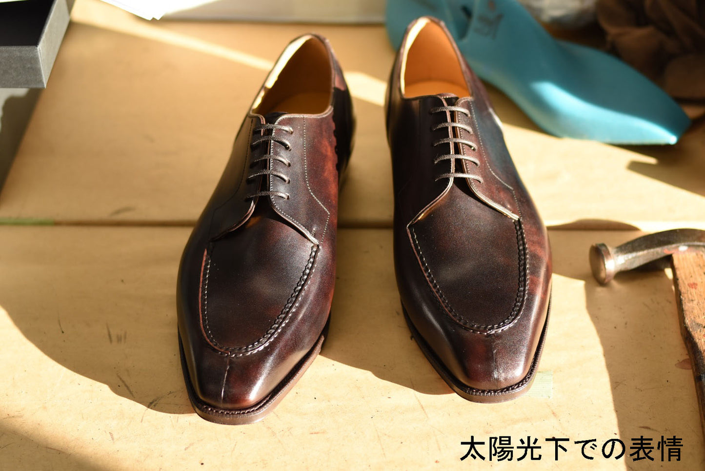 ビジネスシューズ 革靴 RAYMAR チゼルトゥ スキンステッチUチップ ダークブラウン Zonta Museum ハンドソーンウェルト 九分仕立て 23.5cm‾28.0cm レイマー ミュージアムカーフ 外羽根式 レザーソール Randall