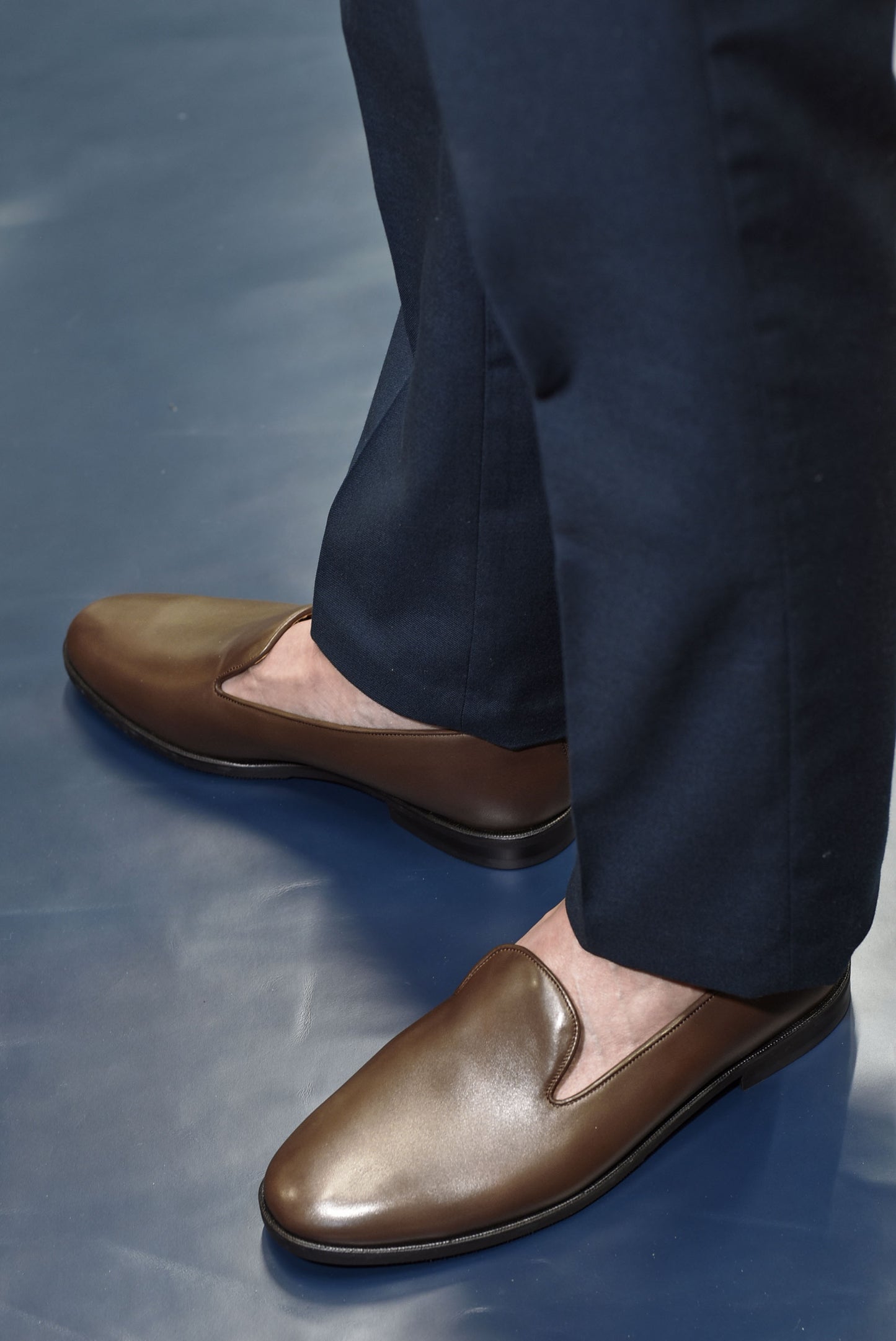 ビジネスシューズ 革靴 Le Misca by RAYMAR プレーン スリッポン ダークブラウン 牛革 フル マッケイ製法 ゴートレザーライニング 23.5cm‾27.5cm レミスカ レイマー スリップオン ラバーソール ゴム底 Albert