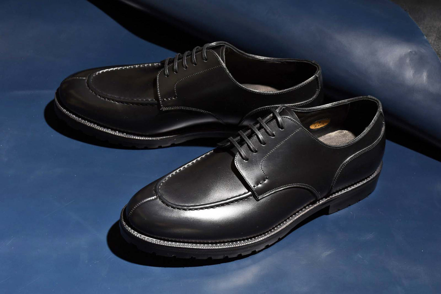 コマンドソール Uチップ ブラック Zach RAYMAR グッドイヤーウェルト ビジネスシューズ 革靴 24.0cm‾27.5cm レイマー 外羽根 ラバーソール ダブルソール