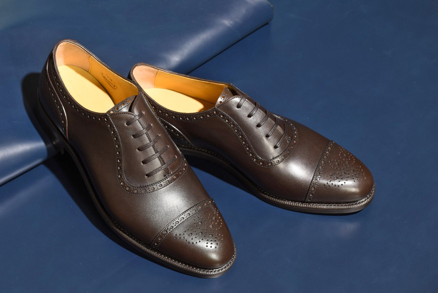 Howard アデレード セミブローグ ダークブラウン  RAYMAR グッドイヤーウェルト ビジネスシューズ 革靴 24.0cm‾27.0cm レイマー 内羽根 ラバーソール 濃茶 紳士靴