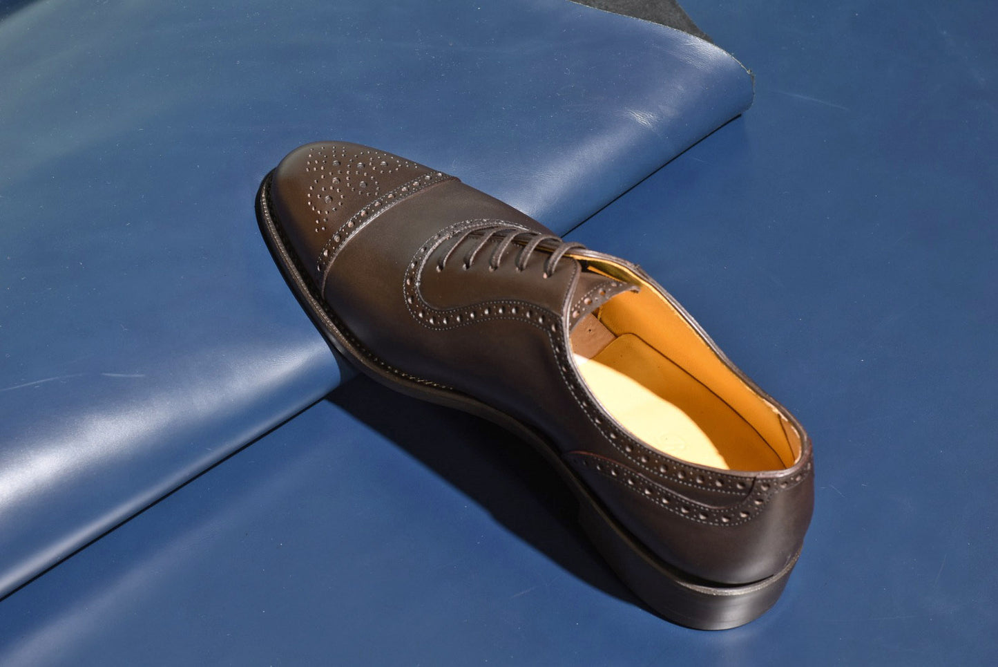 Howard アデレード セミブローグ ダークブラウン  RAYMAR グッドイヤーウェルト ビジネスシューズ 革靴 24.0cm‾27.0cm レイマー 内羽根 ラバーソール 濃茶 紳士靴