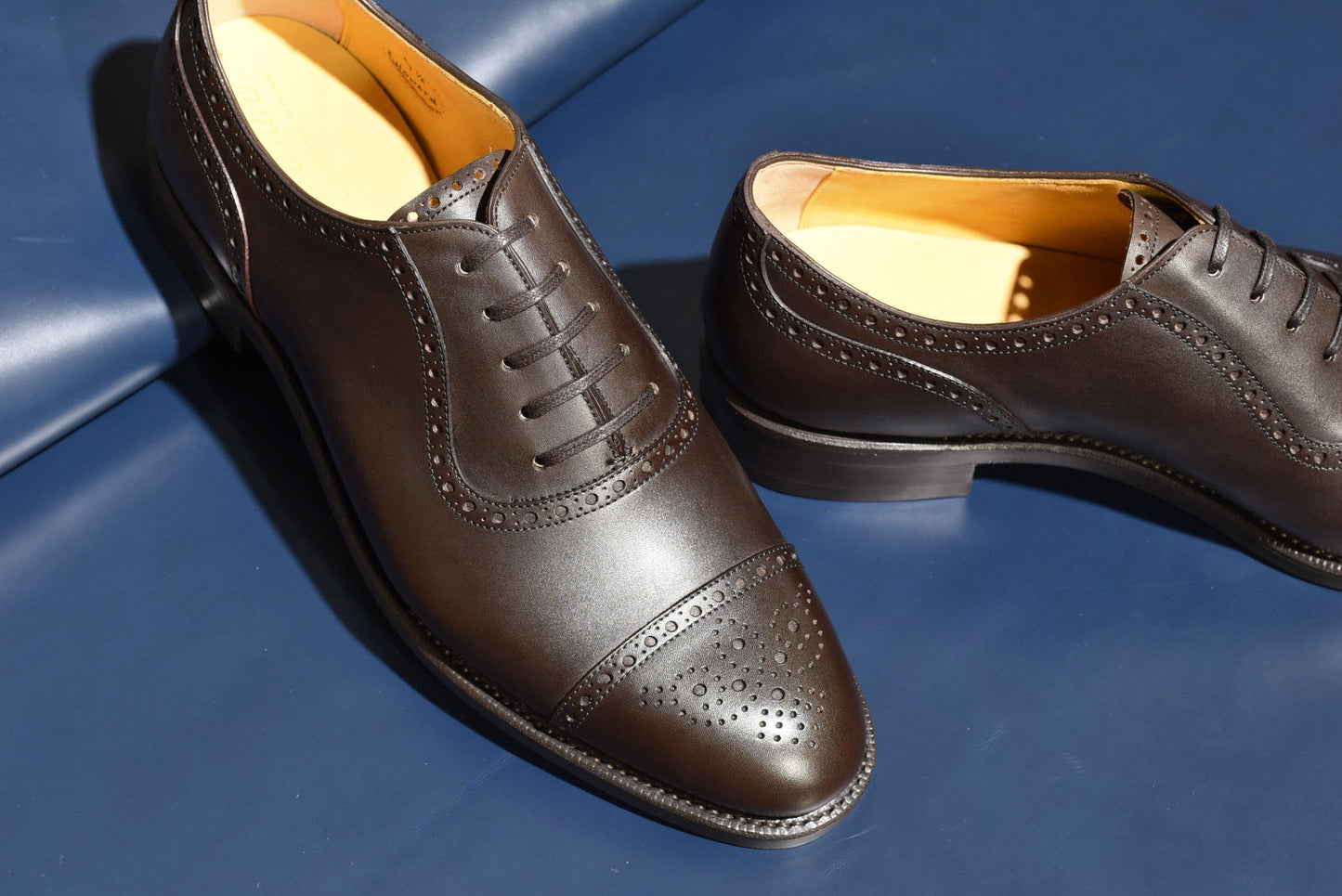 Howard アデレード セミブローグ ダークブラウン  RAYMAR グッドイヤーウェルト ビジネスシューズ 革靴 24.0cm‾27.0cm レイマー 内羽根 ラバーソール 濃茶 紳士靴