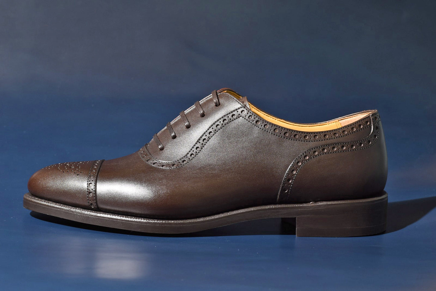 Howard アデレード セミブローグ ダークブラウン  RAYMAR グッドイヤーウェルト ビジネスシューズ 革靴 24.0cm‾27.0cm レイマー 内羽根 ラバーソール 濃茶 紳士靴