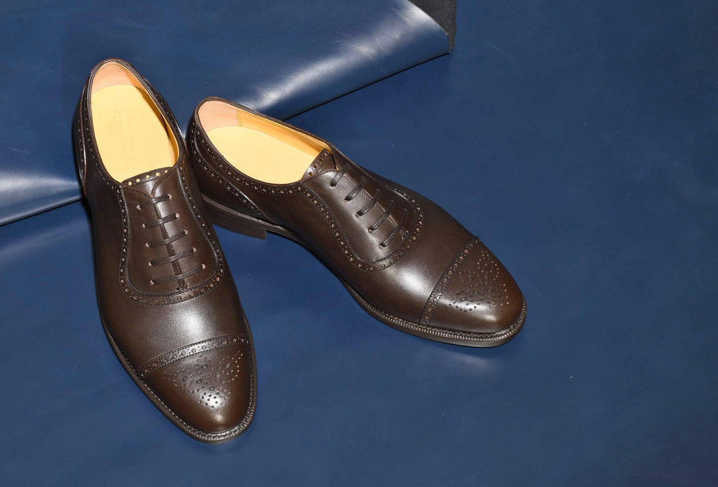 Howard アデレード セミブローグ ダークブラウン  RAYMAR グッドイヤーウェルト ビジネスシューズ 革靴 24.0cm‾27.0cm レイマー 内羽根 ラバーソール 濃茶 紳士靴