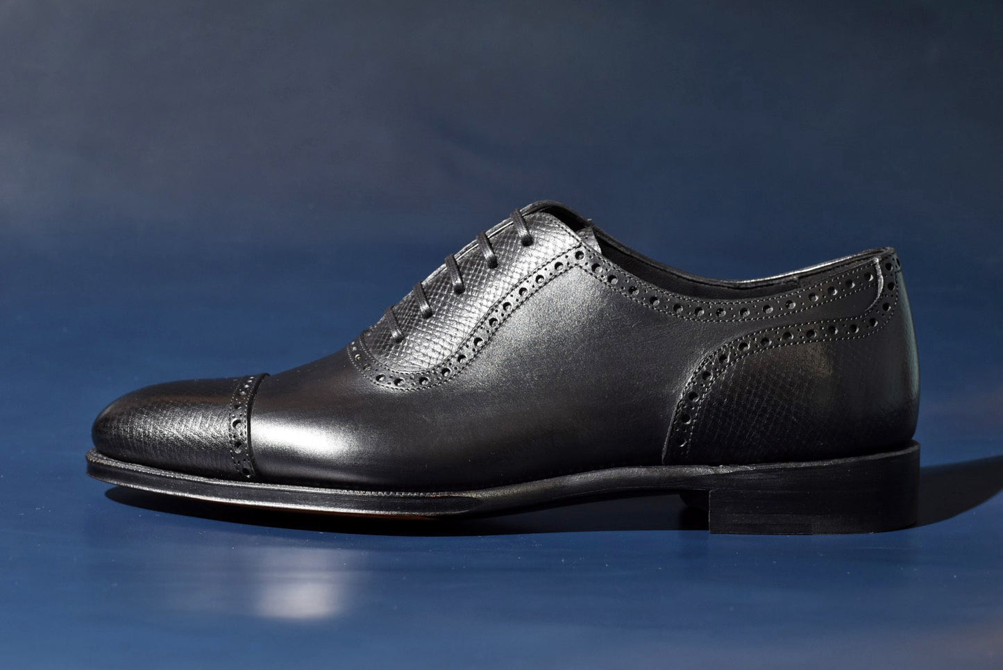 Felix ビジネスシューズ 革靴 RAYMAR コンビネーションアデレード ブラック ワインハイマー ＆ ホーウィンハッチグレイン ハンドソーンウェルト 九分仕立て　23.5cm‾29.0cm レイマー ボックスカーフ 内羽根  革底 レザーソール