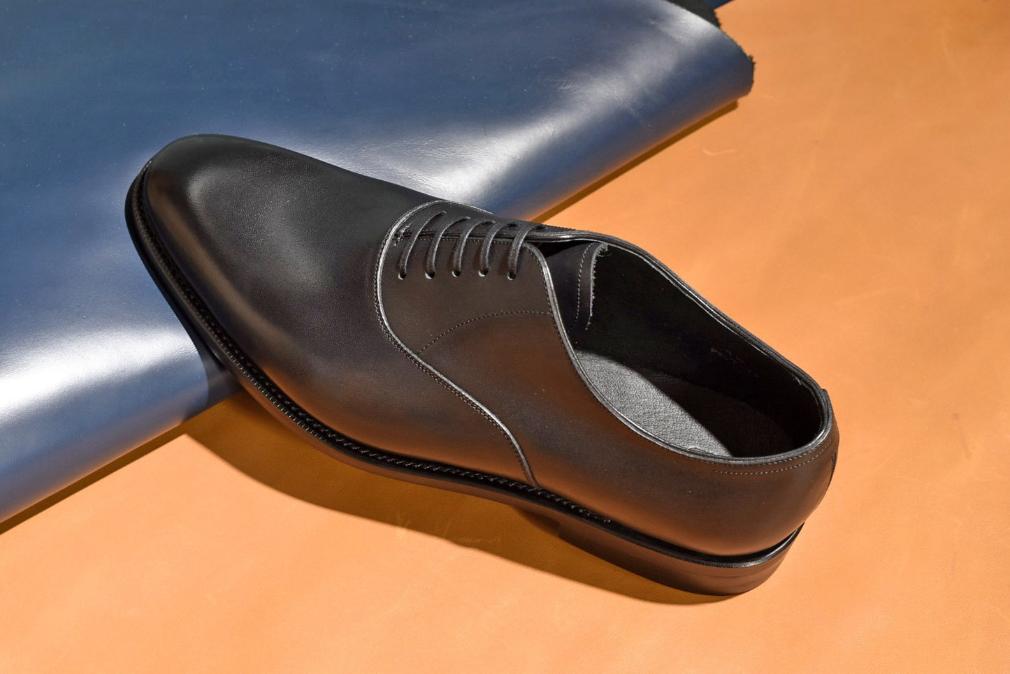 内羽根 プレーントゥ ブラック PDT-73 RAYMAR グッドイヤーウェルト ビジネスシューズ 革靴 23.5cm‾28.0cm レイマー  内羽根 ラバーソール