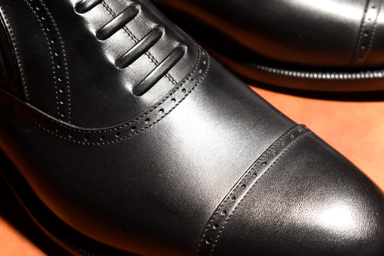 Keith クォーターブローグ レイジーマン ブラック オールウェザーシリーズ Vibramソール グッドイヤーウェルト製法 ビジネス 革靴 雨 24.0cm~27.5cm レイマー