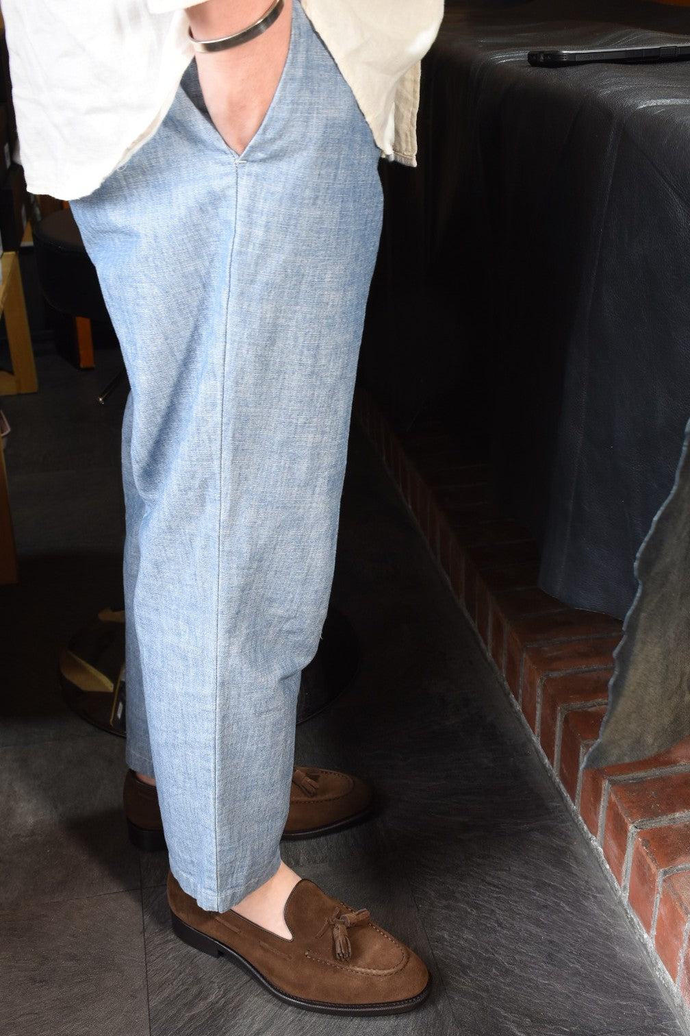 スエード タッセル ローファー ダークブラウン Fran RAYMAR