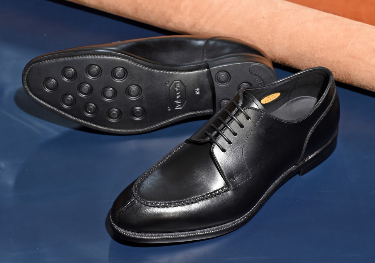 【RAYMAR】Allan２ スキンステッチUチップ ブラック  Vibram ソール グッドイヤーウェルテッド 24.0cm~27.5cm レイマー ラバーソール