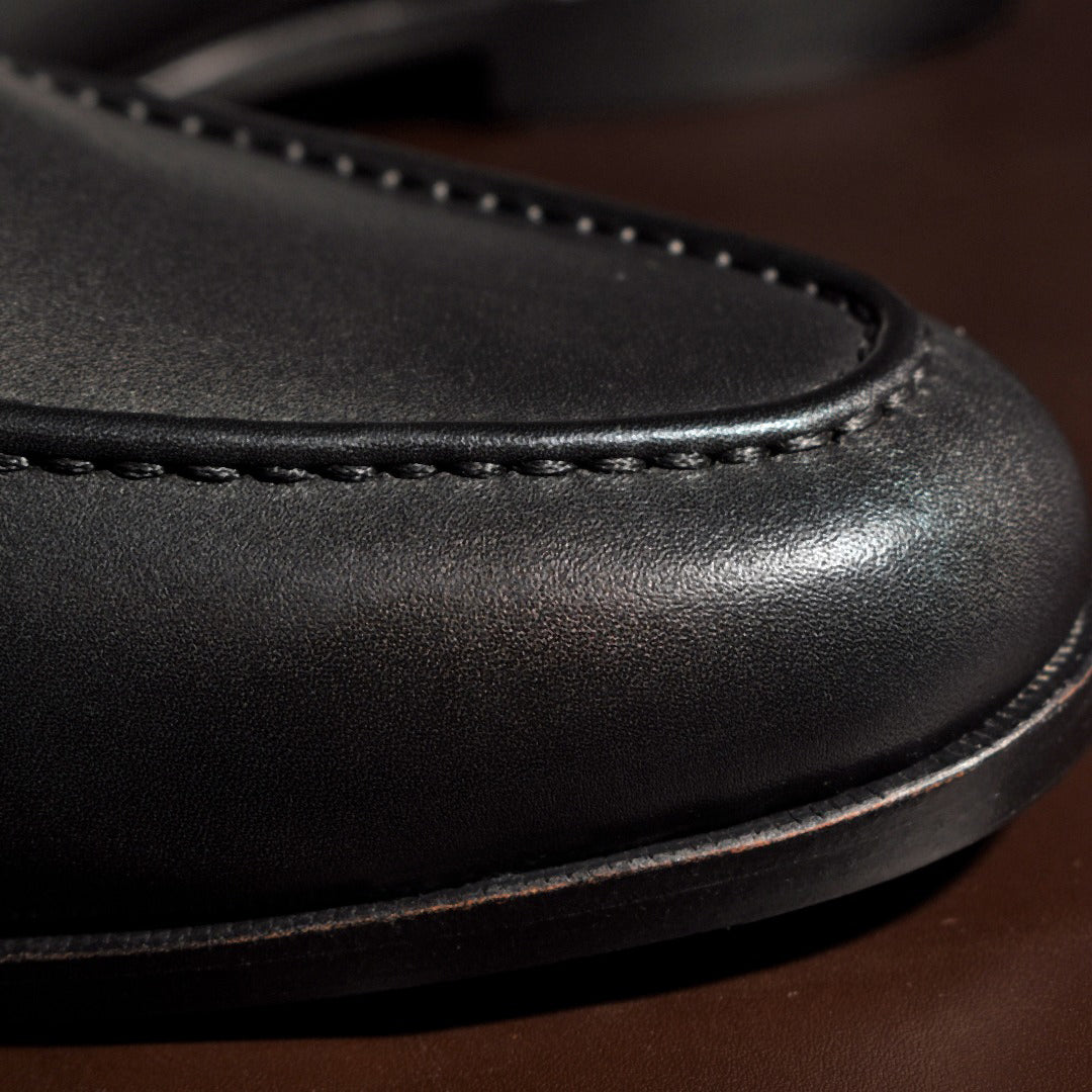 【Le Misca by RAYMAR】Luis バタフライローファー ブラック / ダークブラウン フルマッケイ製法 レザーソール 23.5cm~27.5cm