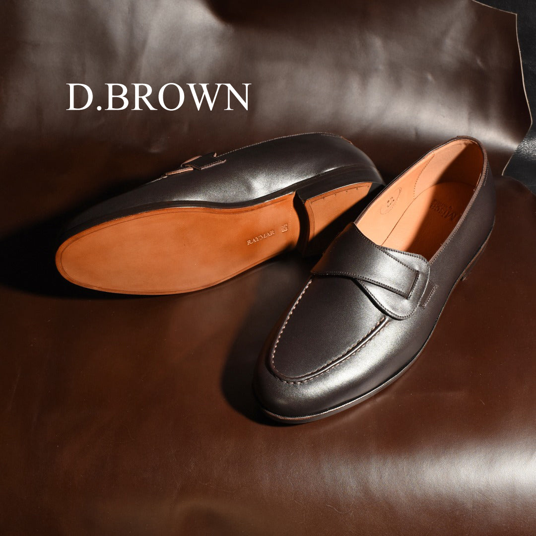 【Le Misca by RAYMAR】Luis バタフライローファー ブラック / ダークブラウン フルマッケイ製法 レザーソール 23.5cm~27.5cm