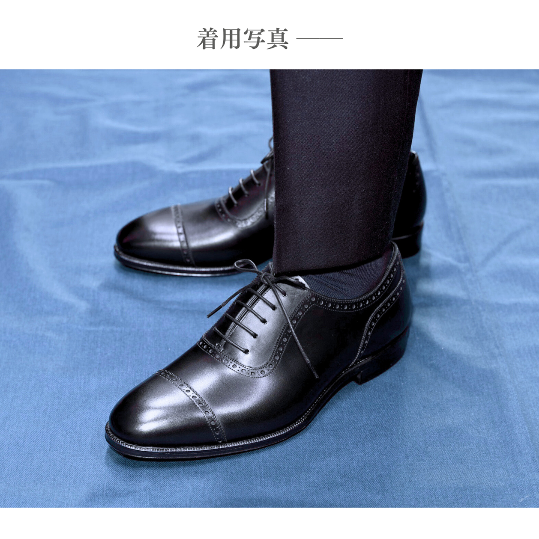 【RAYMAR】DeanII アデレード ブラック ボックスカーフ イタリアILCEA社SETANIL ハンドソーンウェルト製法九分仕立て 24.0cm~27.5cm イルチア セタニール 革底 ディーン