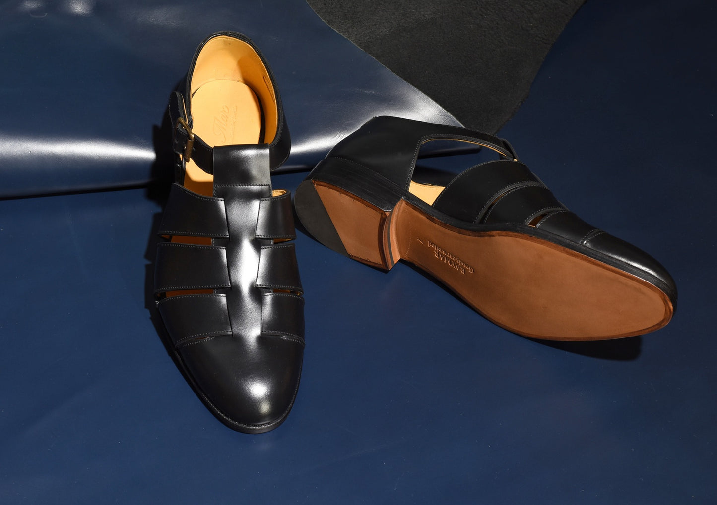 Filos グルカ サンダル ブラック 牛革 フル マッケイ製法  23.5cm~28.0cm レイマー RAYMAR