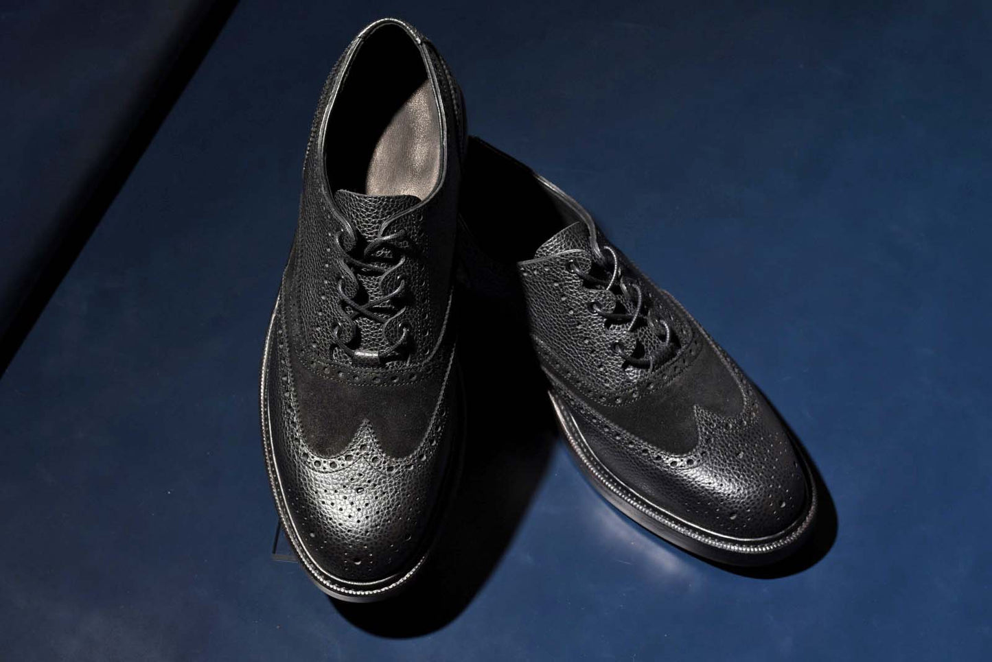 【 A Presto Care × RAYMAR 】コラボ ギリーシューズ "Freddie" Degermann製シボ革 グッドイヤーウェルト 24.0cm~27.5cm レイマー Vibram ダブルソール