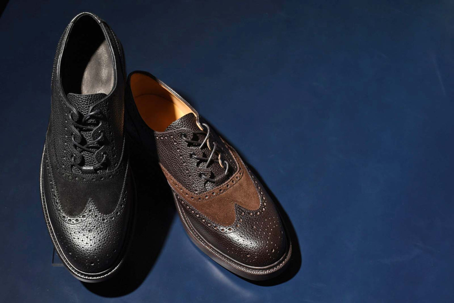 【 A Presto Care × RAYMAR 】コラボ ギリーシューズ "Freddie" Degermann製シボ革 グッドイヤーウェルト 24.0cm~27.5cm レイマー Vibram ダブルソール