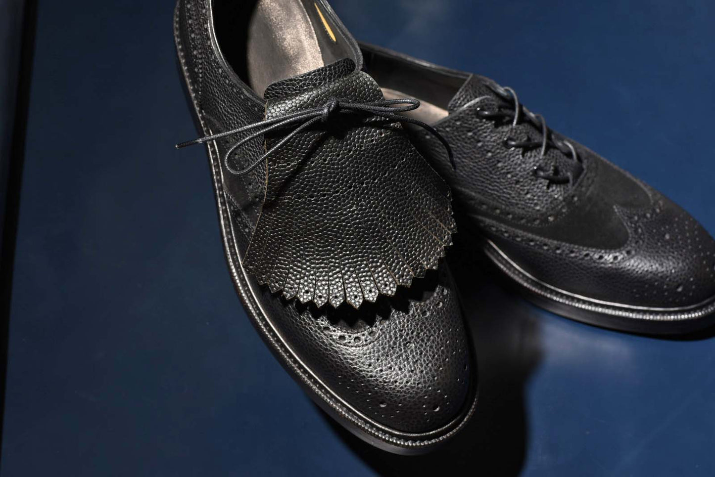 【 A Presto Care × RAYMAR 】コラボ ギリーシューズ "Freddie" Degermann製シボ革 グッドイヤーウェルト 24.0cm~27.5cm レイマー Vibram ダブルソール