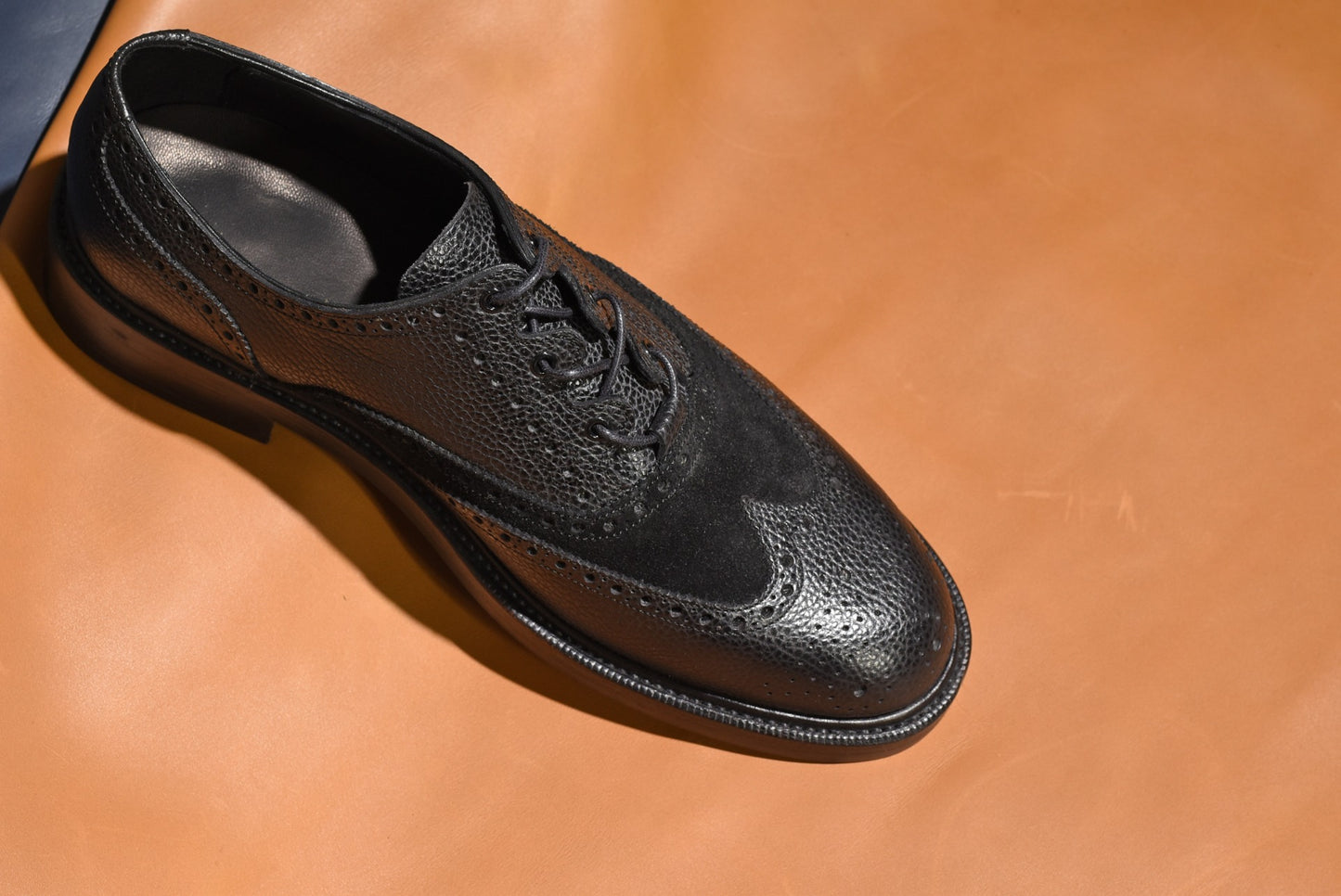 【 A Presto Care × RAYMAR 】コラボ ギリーシューズ "Freddie" Degermann製シボ革 グッドイヤーウェルト 24.0cm~27.5cm レイマー Vibram ダブルソール