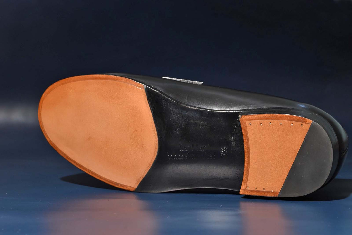 コインローファー ブラック Atlas RAYMAR グッドイヤーウェルト ビジネス カジュアル シューズ 革靴 23.5cm‾27.0cm レイマー ローファー ビジカジ