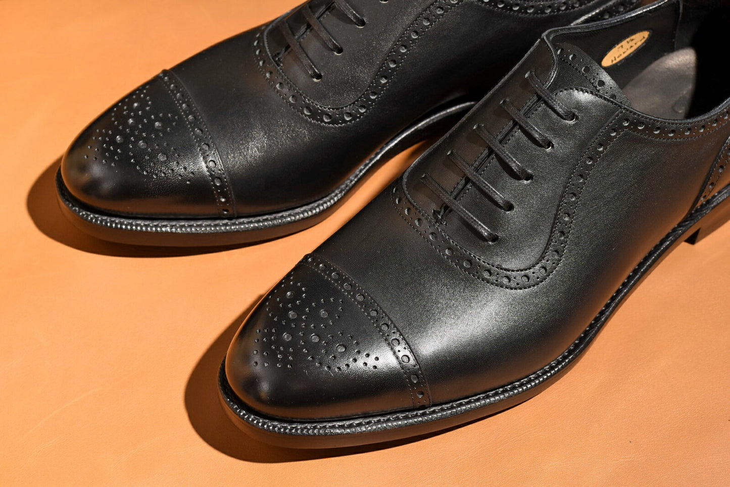 Howard アデレード セミブローグ ブラック  RAYMAR グッドイヤーウェルト ビジネスシューズ 革靴 24.0cm‾27.0cm レイマー 内羽根 ラバーソール 黒 紳士靴