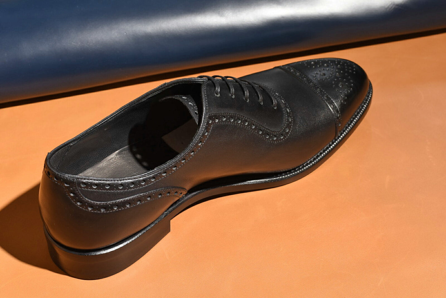 Howard アデレード セミブローグ ブラック  RAYMAR グッドイヤーウェルト ビジネスシューズ 革靴 24.0cm‾27.0cm レイマー 内羽根 ラバーソール 黒 紳士靴