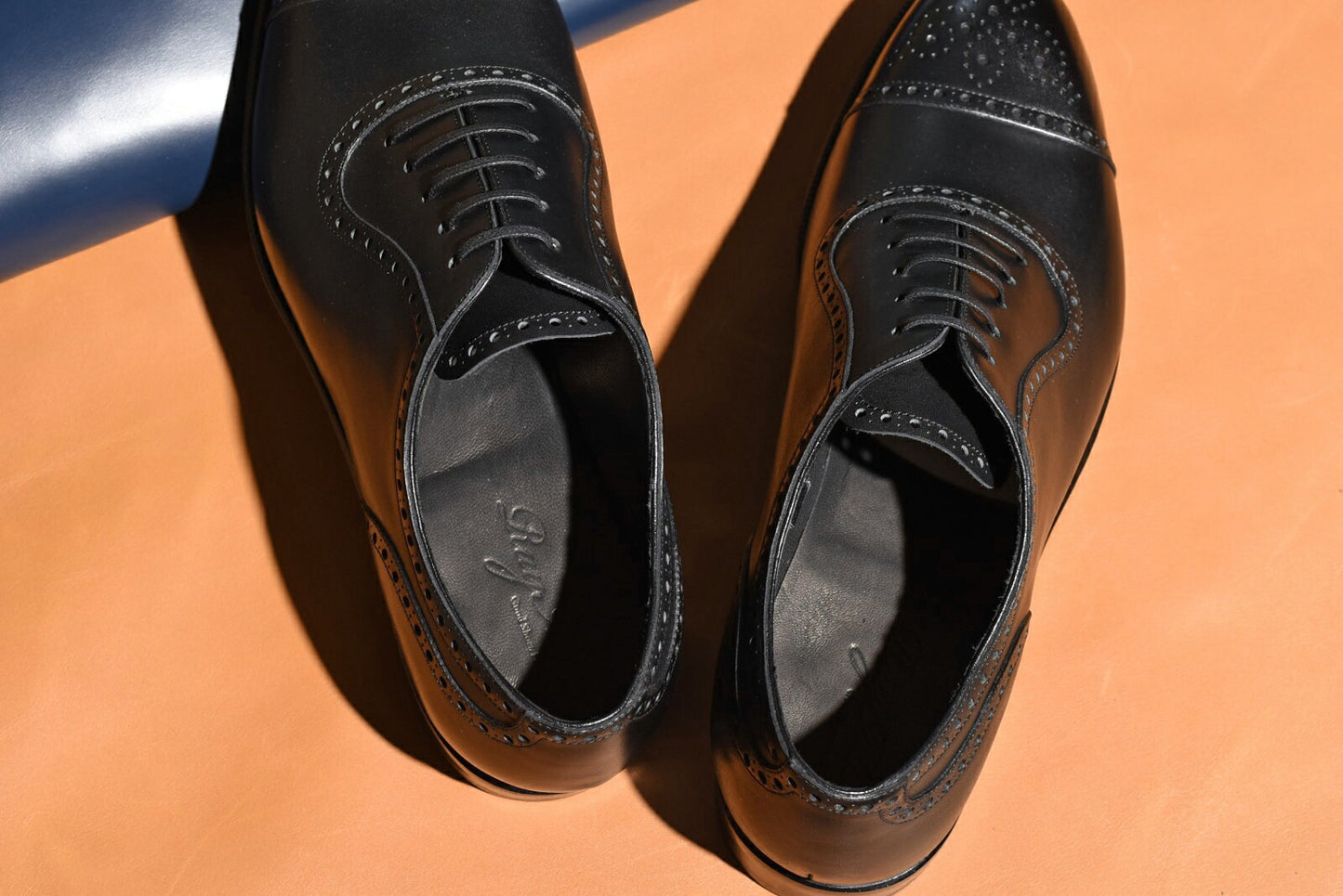 Howard アデレード セミブローグ ブラック  RAYMAR グッドイヤーウェルト ビジネスシューズ 革靴 24.0cm‾27.0cm レイマー 内羽根 ラバーソール 黒 紳士靴