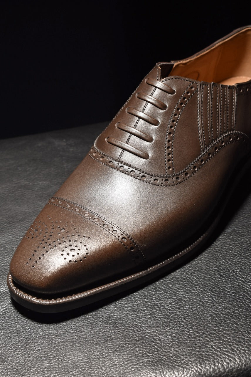 James セミブローグ レイジーマン ダークブラウン RAYMAR グッドイヤーウェルト ビジネスシューズ 革靴 24.0cm~27.0cm レイマー 内羽根 ラバーソール 濃茶 紳士靴